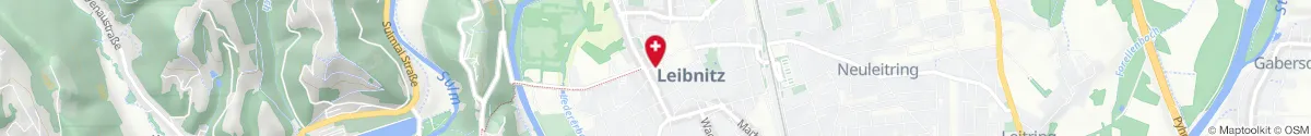 Kartendarstellung des Standorts für Apotheke Zum Hirschen in 8430 Leibnitz